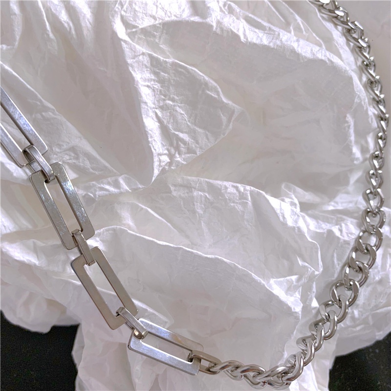 Vòng cổ Thép Titan Phong Cách Hip Hop Đơn Giản Thời Trang