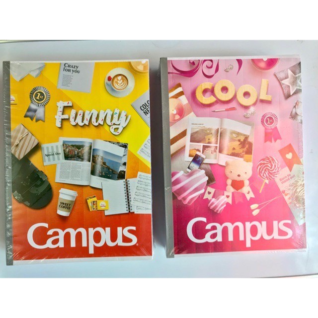 Vở kẻ ngang campus 200 trang Gift  (Lốc 5 quyển)