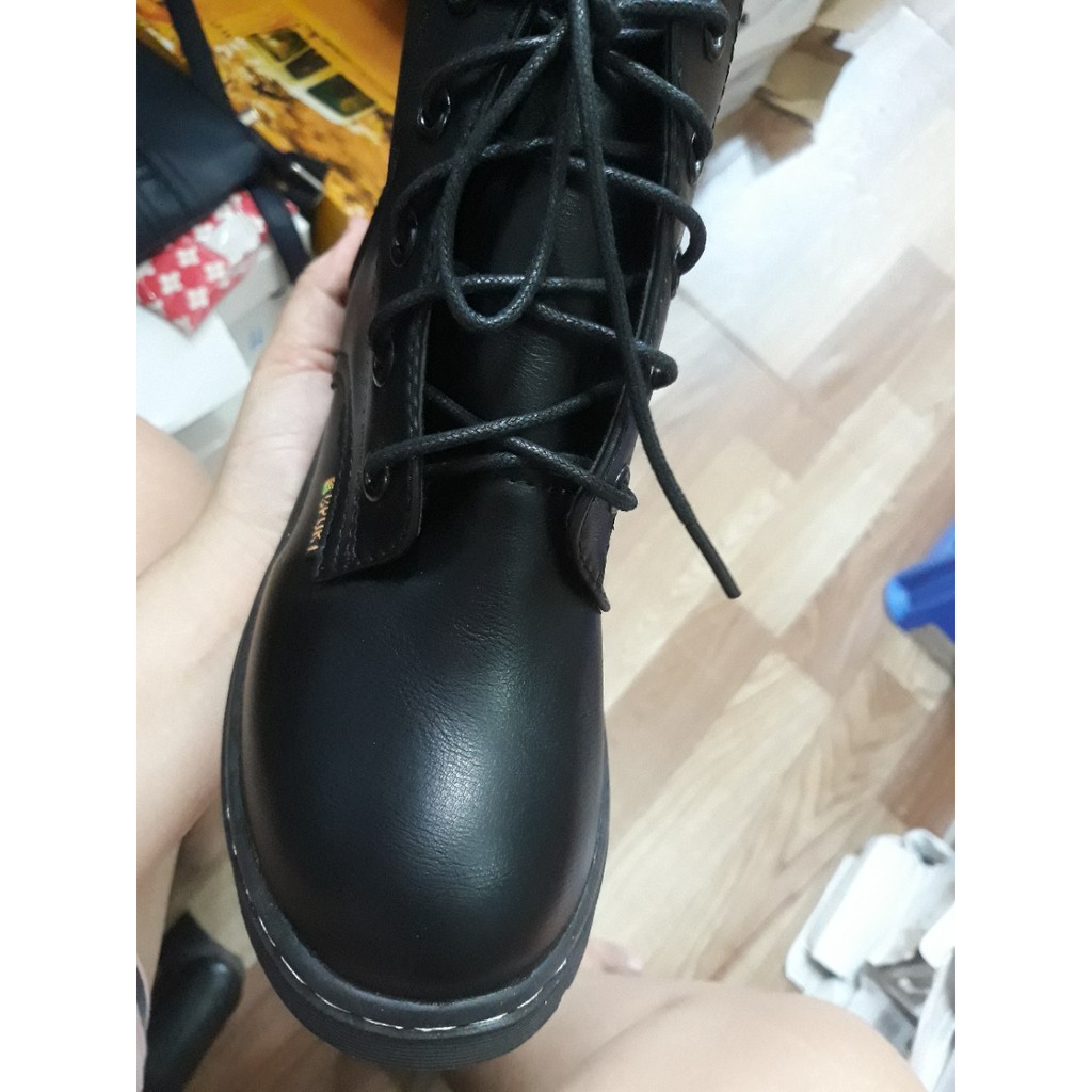 Giày Bốt Dạng Dr Cá Tính G005 Màu Đen [Có Hình Thật] | BigBuy360 - bigbuy360.vn