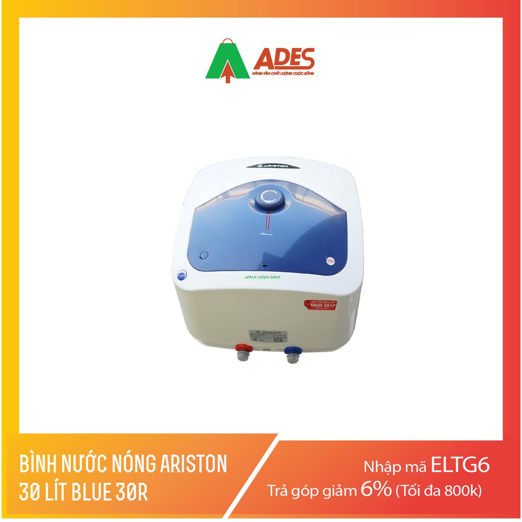 [Mã 154ELSALE2 giảm 7% đơn 300K] Bình nóng lạnh Ariston BLU 30R 2.5FE | Chính Hãng, Giá Rẻ