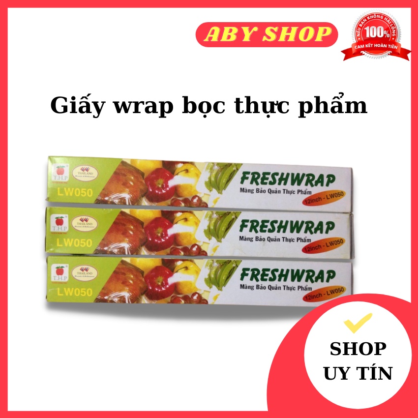Giấy wrap 5m x 30cm ⚡ HÀNG CAO CẤP ⚡ Giấy màng bọc thực phẩm