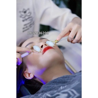 Con lăn hai đầu matxa mặt