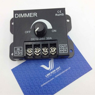 Bộ điều khiển tốc độ động cơ pwm 12v-24v 30a / dimmer 12-24v 30a