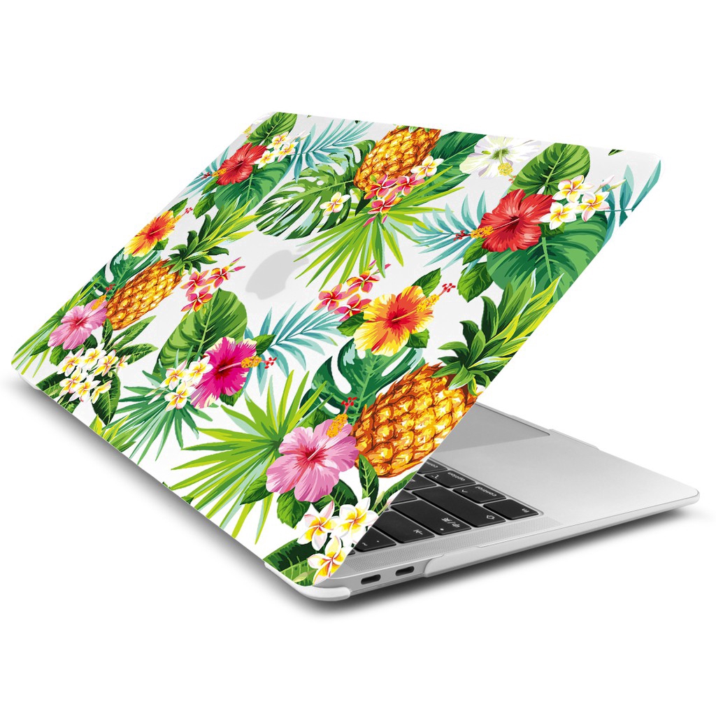 Ốp Bảo Vệ Batianda Họa Tiết Hoa Cho Macbook Air 11 12 13 Macbook Pro 13 15 16 có thanh cảm ứng 2019/2020