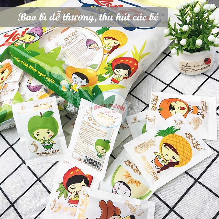 Kẹo Thạch Zaizai Vuông gói 350gr - Đức Hạnh