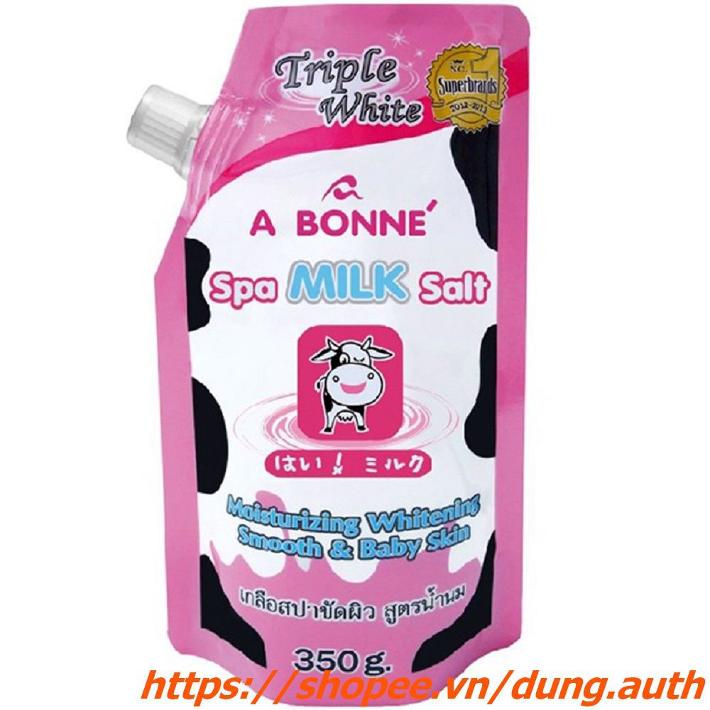 Muối Tẩy Tế Bào Chết 350g Sữa Bò A Bonne chính hãng, dung.auth cung cấp