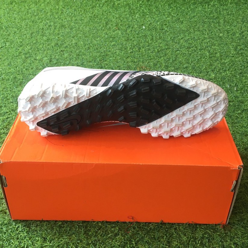 【Giày chạy thể thao】Giày bóng đá Nike Mercurial Vapor 13 Academy TF Dream Speed 3 - White/Black - CJ