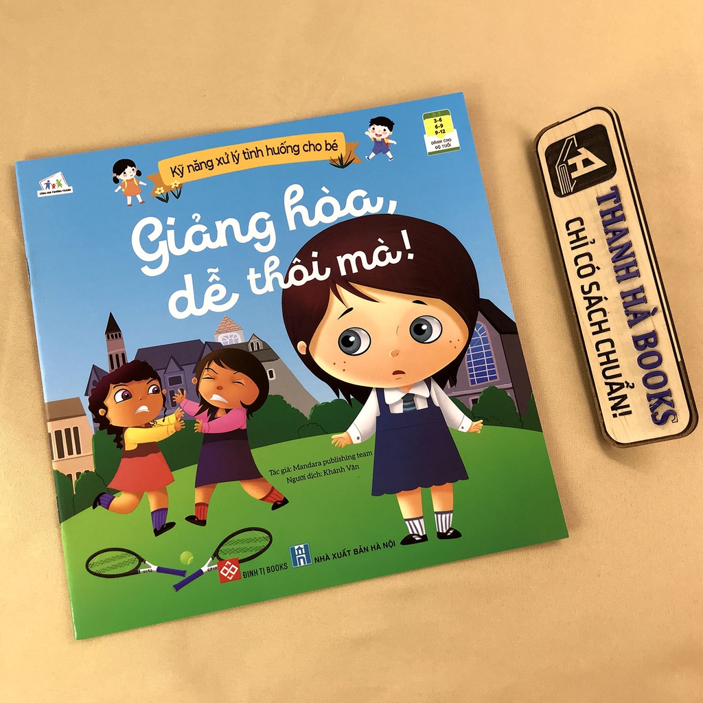 Sách - Kỹ Năng Xử Lý Tình Huống Cho Bé (Dành cho trẻ 3-12 tuổi) - lẻ tùy chọn