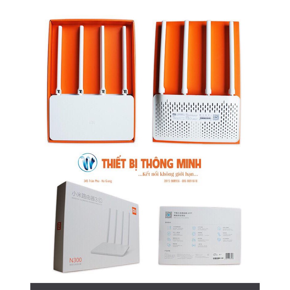 Bản tiếng anh-THIẾT BỊ PHÁT WIFI XIAOMI GEN 3C (N300) CHÍNH HÃNG