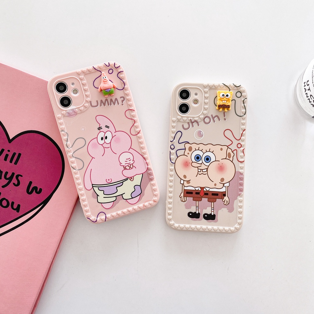 Ốp Điện Thoại Tpu Silicone Họa Tiết Hoạt Hình Đáng Yêu Thích Hợp Cho Iphone 6 6s 7 8 Plus Se 2020 X Xr Xs Max