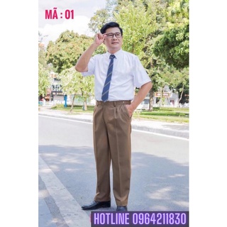 Quần nam trung niên cao cấp, chất liệu mềm mịn đẹp