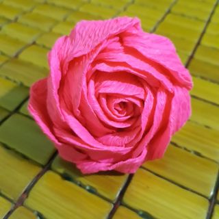 Đầu hoa hồng giấy nhún ý
