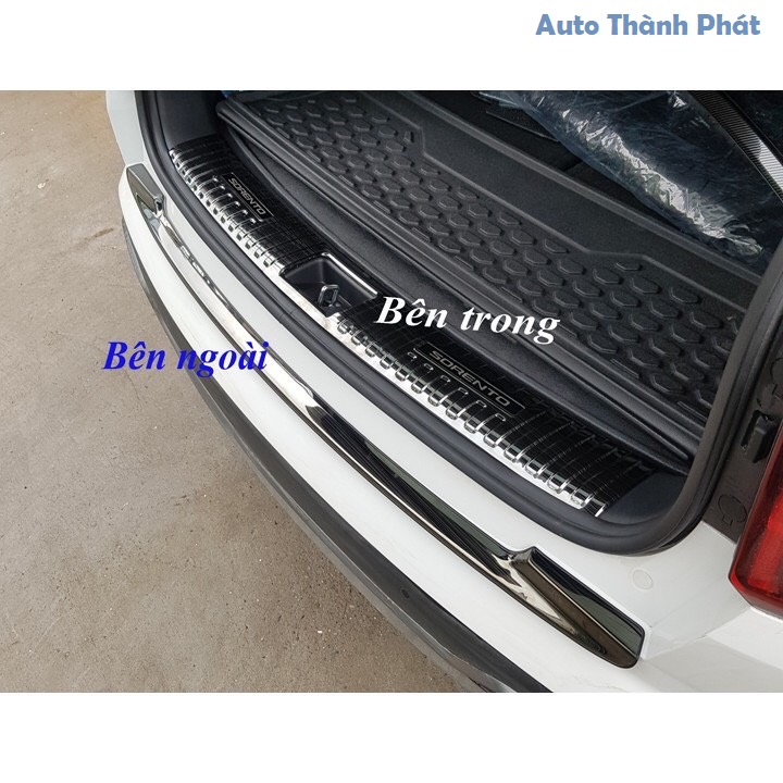 Sorento 2021-2022, Ốp Chống Trầy Cốp Titan KIA SORENTO 2021-2022, Chất Liệu Titan Cao Cấp Đủ Bộ 2 Ch