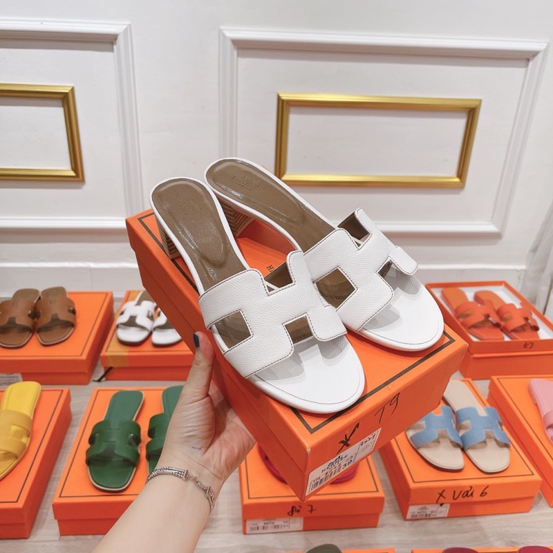 Guốc hm gót trụ dáng basic hot hit fullbox