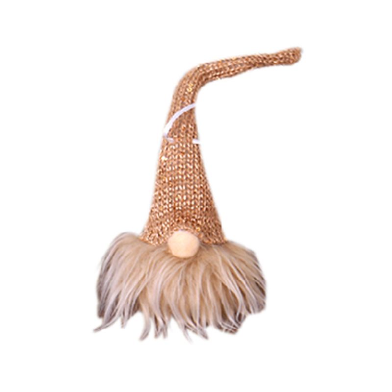 Búp Bê Nhồi Bông Handmade Hình Ông Già Noel Swedish Gnome Có Đèn LED Trang Trí Giáng Sinh