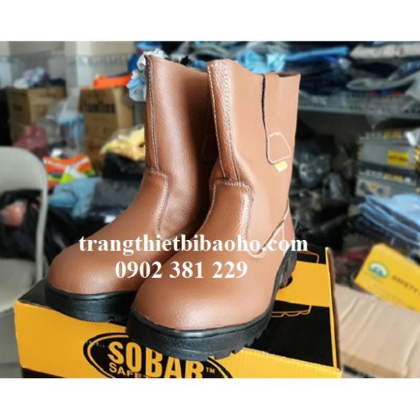 Ủng bảo hộ da bò chống đâm xuyên, chống cháy SOBAR VP2005