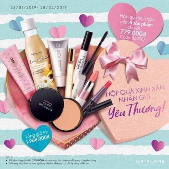 bô quà trang điểm 8mon