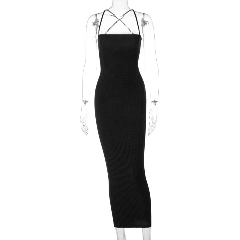 Sexy Backless Design Slim-fit Dress