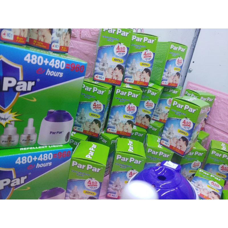 Máy Đuổi Muỗi PARPAR Kèm Tinh Dầu Đuổi Muỗi PARPAR Chính Hãng ( Ảnh Thật)