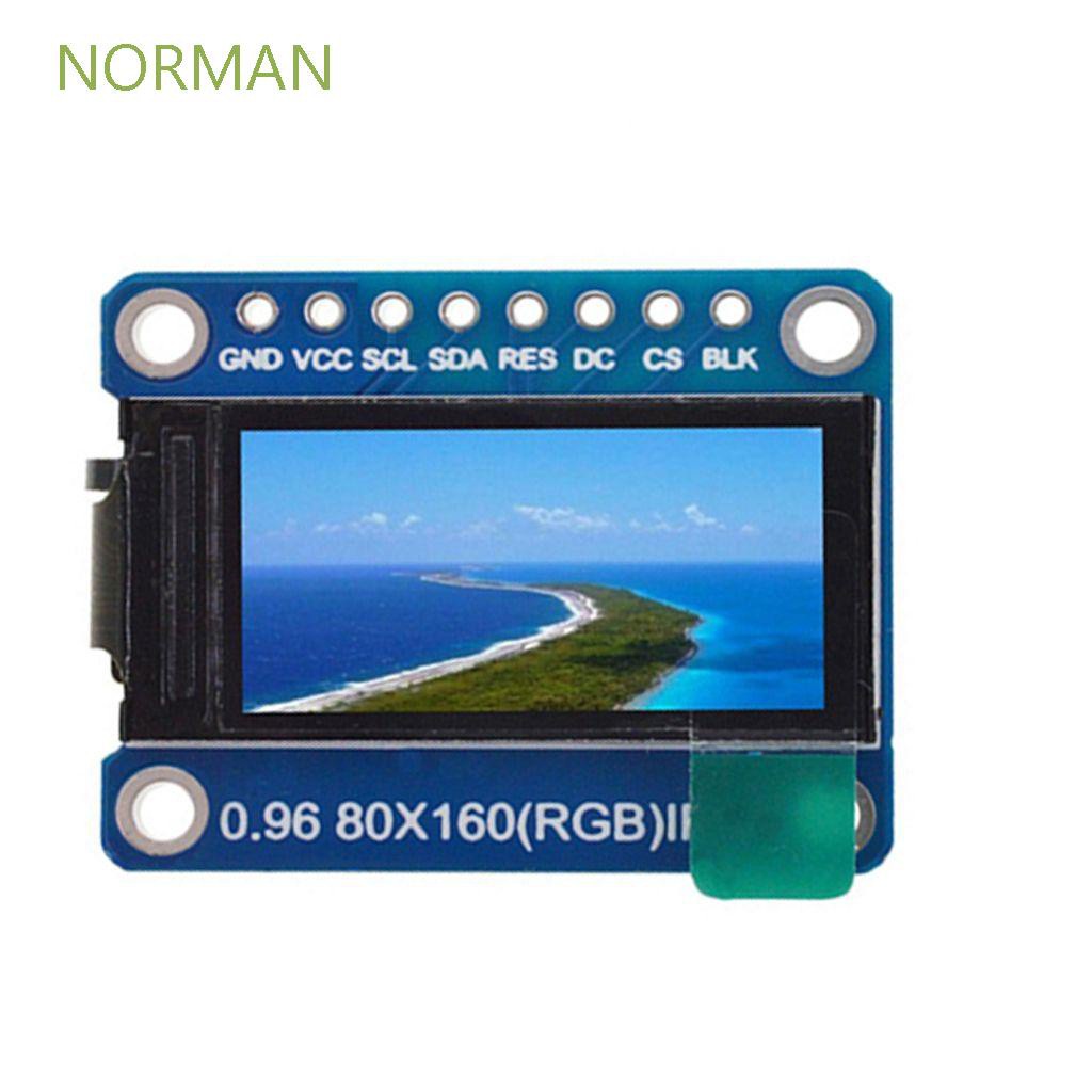 NORMAN 3.3V Spi Interface IC LCD Screen Lcd Display St7735 Tft Module For Arduino Diy 0.96 Inch 8 pin Full Color Ips Spi Hd 65K/Multicolor