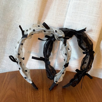 Băng Đô Cài Tóc Phối Lưới Thời Trang Hàn Quốc Cho Nữ