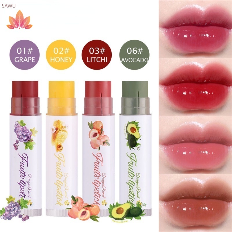 1 Son Dưỡng Môi Tinh Chất Trái Cây Dưỡng Ẩm Tự Động Chăm Sóc Môi Mùa Đông JP5