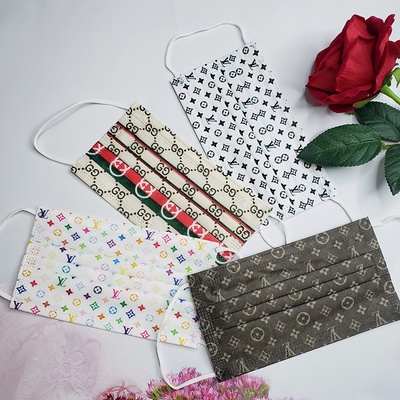 Set 10/50 Khẩu Trang 3 Lớp Dùng Một Lần Thời Trang Cho Người Lớn