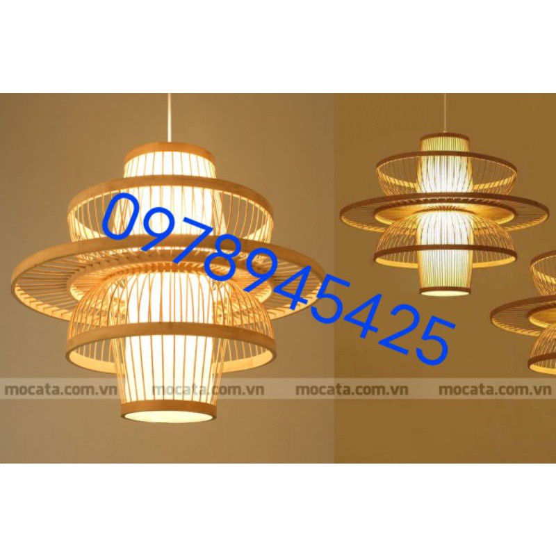 Đèn mây tre đan giá xưởng sx, đèn tre trang trí bỏ sỉ