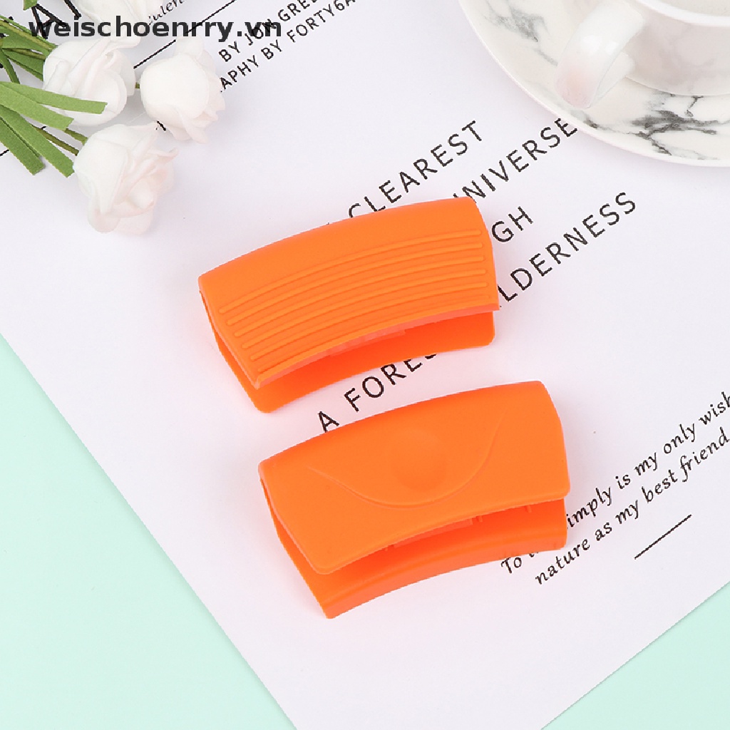 WW Grip Silicone pot Holder Sleeve Pot Glove Pan Handle Cover Grip Kitchen Tools WW