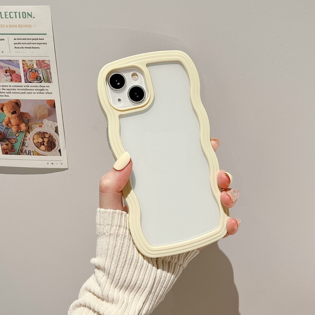 Ốp lưng iphone trong viền sóng 6/6plus/6s/6splus/7/7plus/8/8plus/x/xr/xs/11/12/13/pro/max/plus/promax