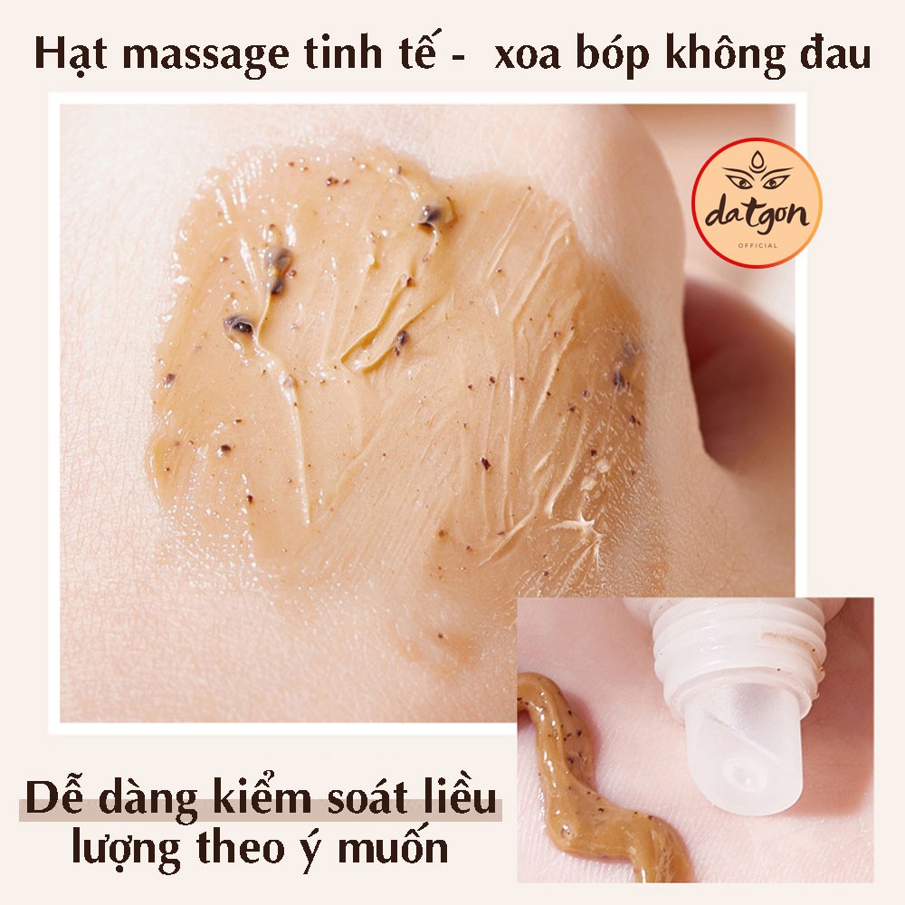 Tuýp tẩy da chết môi Kissbeauty, tẩy tế bào môi chết nội địa dưỡng ẩm màu cà phê tiện lợi