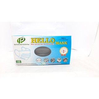 KHẨU TRANG HELLO MASK HỘP 50 CÁI (hình ngôi sao may mắn)