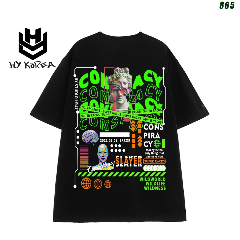 Áo Thun Tay Lỡ Cotton 100 Form Rộng Tượng Super Racks 865.