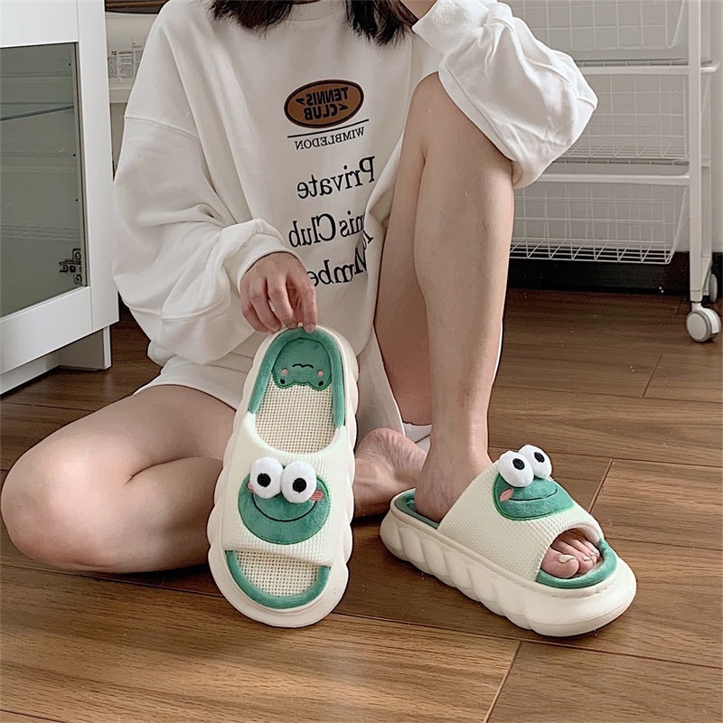 Dép Bánh Mì Đế Cao Đi Trong Nhà Êm Chân Ngộ Nghĩnh Hot Trend