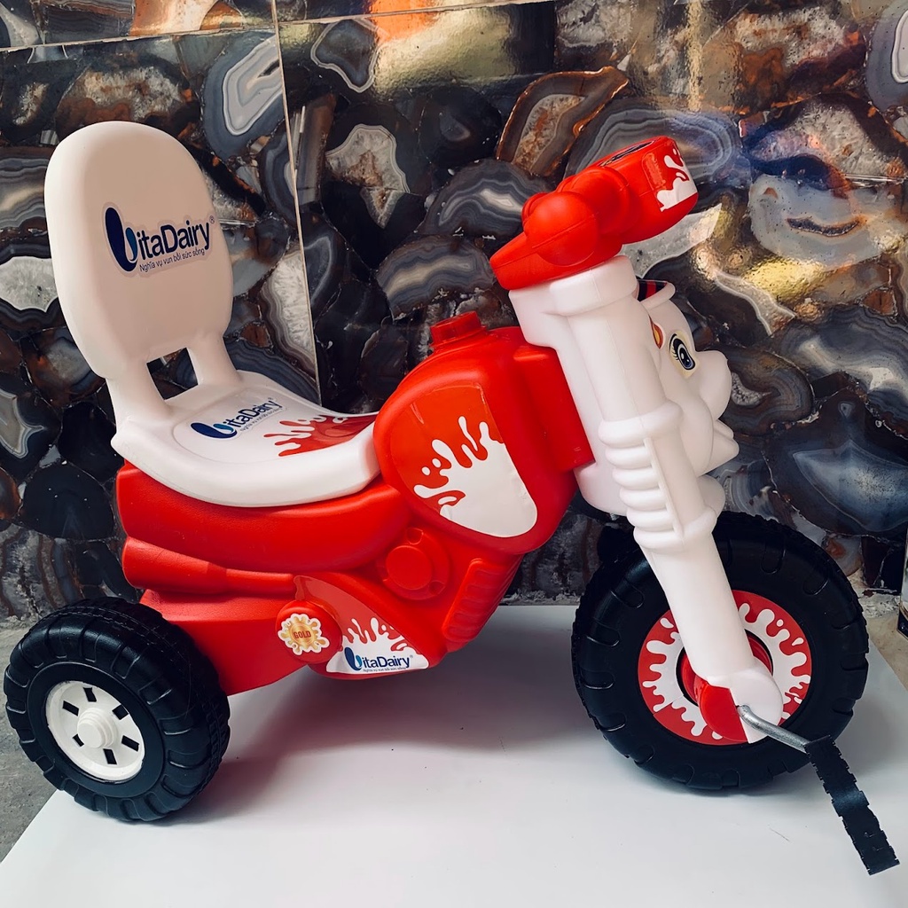 XE ĐẠP 3 BÁNH BẰNG NHỰA HÌNH CON CHÓ CHO TRẺ - CÓ NHẠC - NHỰA THỐNG NHẤT