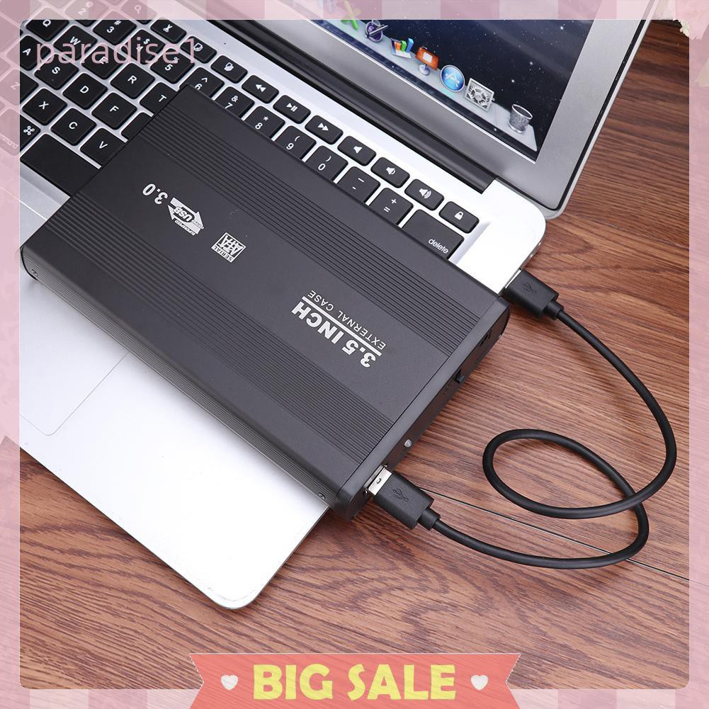 Hộp Đựng Ổ Cứng Ngoài 3.5 inch SATA HDD SSD USB3.0 / USB2.0 | BigBuy360 - bigbuy360.vn