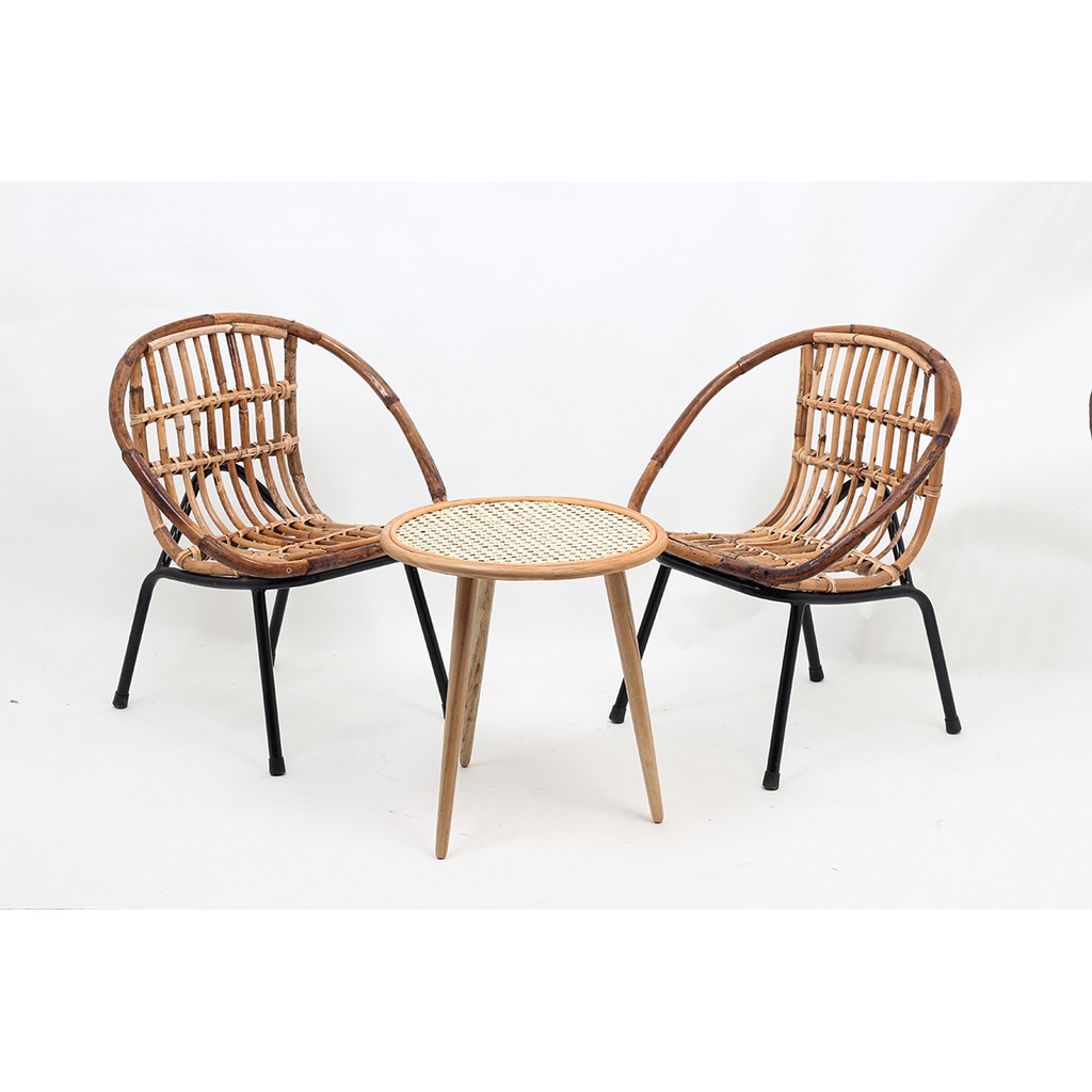 Ghế mây con sò chuẩn kích thước - Sản phẩm cung cấp cho quán cafe, khách sạn, homestay từ HOME MÂY