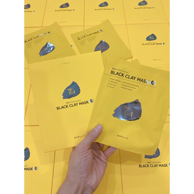 Nạ Black Clay Mask Full hộp 5 Miếng ( MASK 7 in 1 )