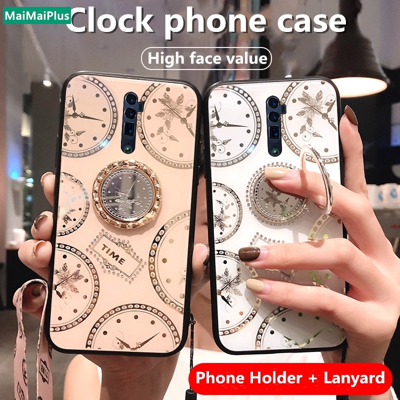 Ốp lưng có giá đỡ cho OPPO Reno5 Reno4 Reno2 Z F Reno3 Pro 10X zoom Reno2Z Reno2F Reno