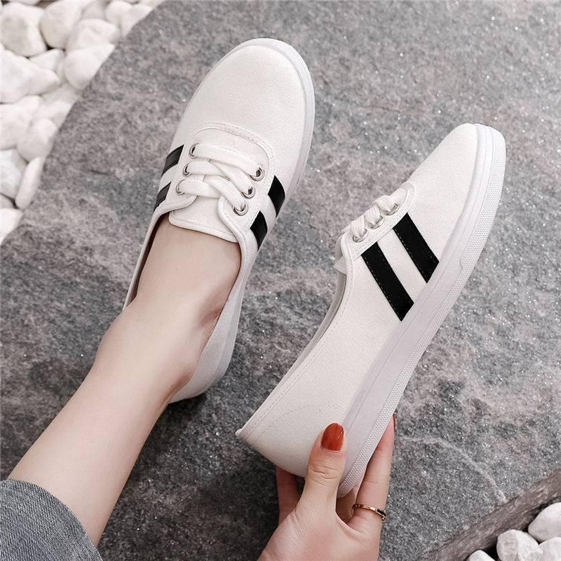Giày Thể Thao Nữ Vải canvas Thời Trang Hàn Quốc Mới