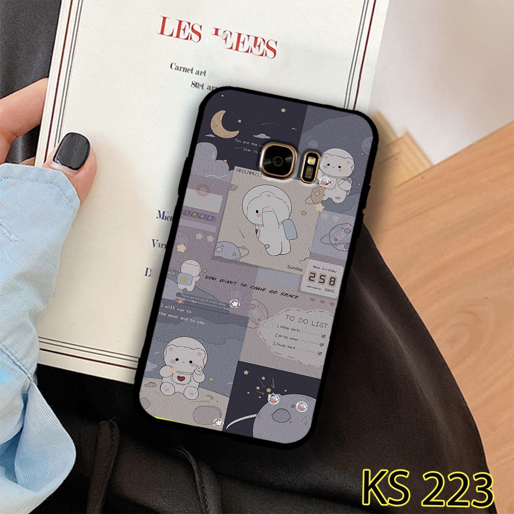 Ốp lưng Samsung Galaxy S6/S6 Edge/S7/S7 Edge in hình gấu con ngộ nghĩnh_Ốp SS S6/S6E/S7/S7E