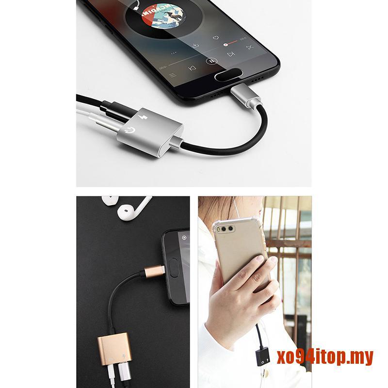 Đầu Chuyển Đổi Âm Thanh Tai Nghe 2 Trong 1 Sang 3.5mm Au | BigBuy360 - bigbuy360.vn
