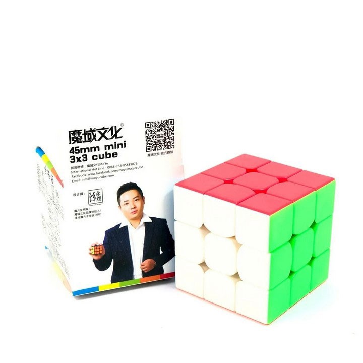 Đồ Chơi Rubik 3x3 MoYu Mini 4.5cm MF3RS Stickerless