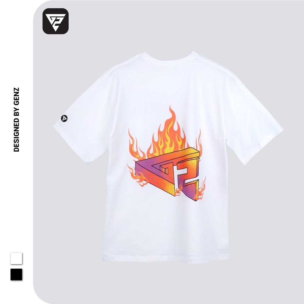 Áo thun tay lỡ GENZ phông Unisex nam nữ Cotton oversize form rộng Hello World | BigBuy360 - bigbuy360.vn