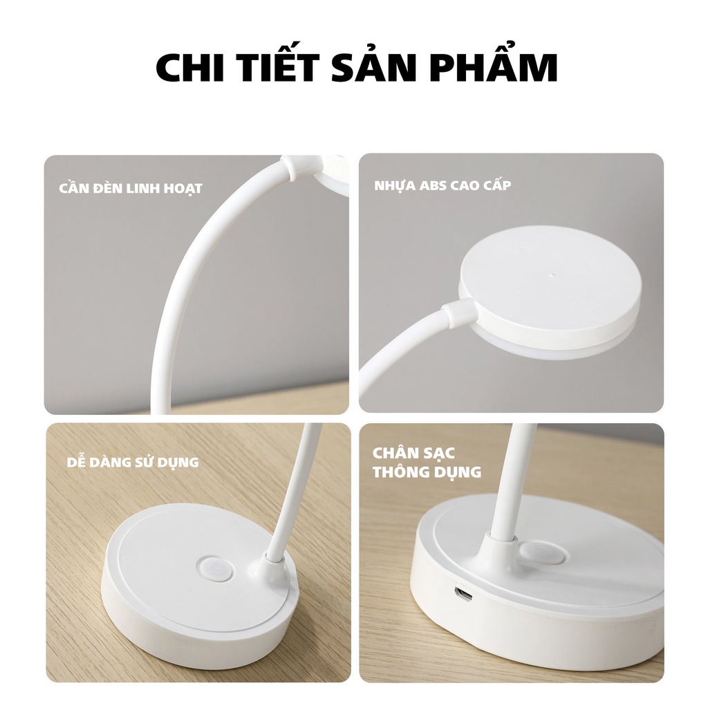 Đèn Học Để Bàn Đọc Sách Và Làm Việc Siêu Sáng ĐÈN
