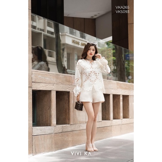 Áo Ren Quạt Xinh Xắn Tiểu Thư