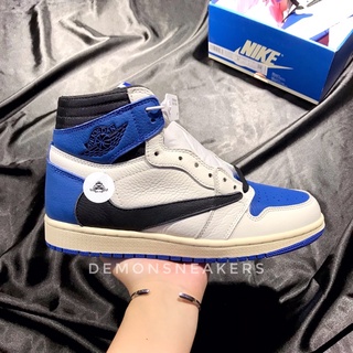 [DemonSneakers]giày sneaker cổ cao|JD1 high travis scott x fragment phiên bản cao cấp
