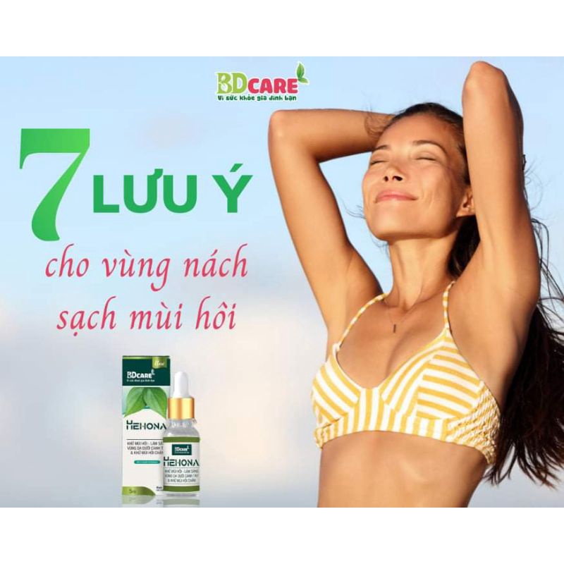 HEHONA NÁCH CHÂN VÀ MỒ HÔI TAY