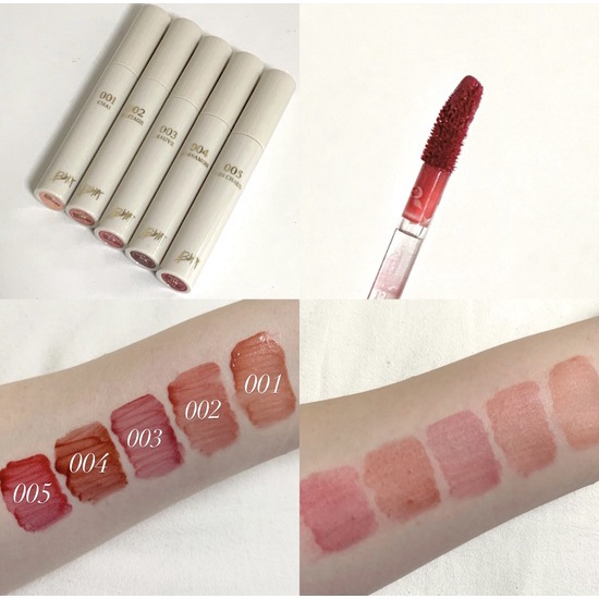 (Sẵn) Son Tint Bóng Bbia Glow Lip Tint 3.2g full màu 001 002 003 004 005