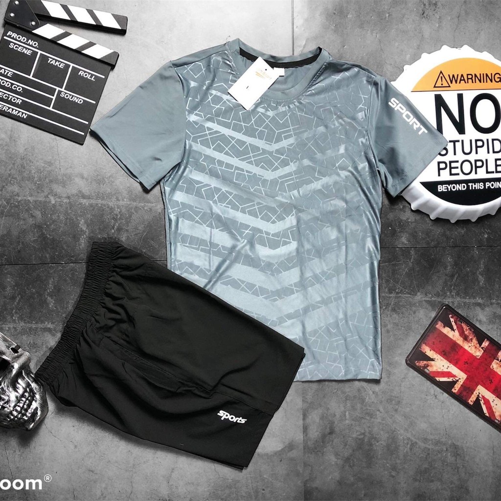 Bộ Mặc Nhà Thể Thao Nam Mùa Hè Phong Cách | BigBuy360 - bigbuy360.vn